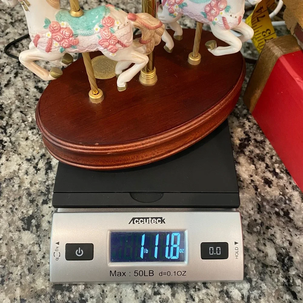 San Francisco Music Box Company Pink Carousel